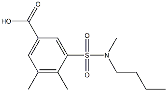 3-[butyl(methyl)sulfamoyl]-4,5-dimethylbenzoic acid