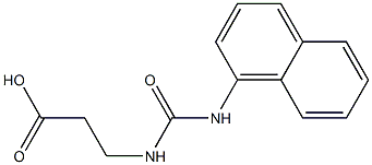 3-{[(1-naphthylamino)carbonyl]amino}propanoic acid,,结构式