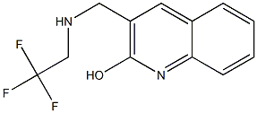 3-{[(2,2,2-trifluoroethyl)amino]methyl}quinolin-2-ol|