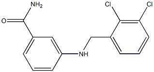 3-{[(2,3-dichlorophenyl)methyl]amino}benzamide