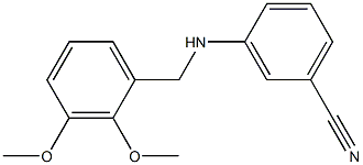 3-{[(2,3-dimethoxyphenyl)methyl]amino}benzonitrile|