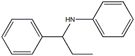 N-(1-phenylpropyl)aniline Structure