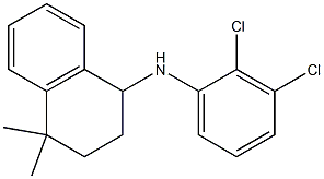 N-(2,3-dichlorophenyl)-4,4-dimethyl-1,2,3,4-tetrahydronaphthalen-1-amine,,结构式