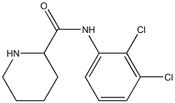 N-(2,3-dichlorophenyl)piperidine-2-carboxamide,,结构式