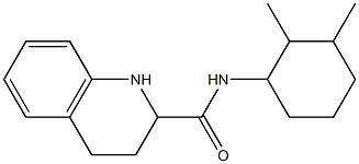 N-(2,3-dimethylcyclohexyl)-1,2,3,4-tetrahydroquinoline-2-carboxamide Struktur