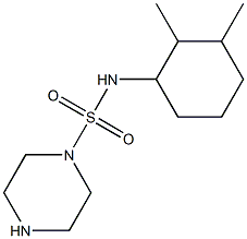 N-(2,3-dimethylcyclohexyl)piperazine-1-sulfonamide Structure