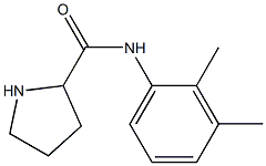 N-(2,3-dimethylphenyl)pyrrolidine-2-carboxamide Struktur