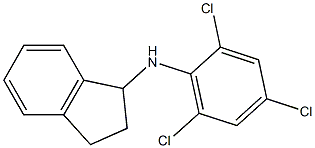 N-(2,4,6-trichlorophenyl)-2,3-dihydro-1H-inden-1-amine|