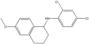 N-(2,4-dichlorophenyl)-6-methoxy-1,2,3,4-tetrahydronaphthalen-1-amine Structure