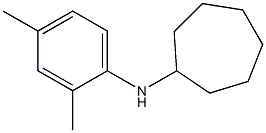 N-(2,4-dimethylphenyl)cycloheptanamine Structure