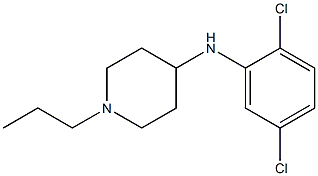 N-(2,5-dichlorophenyl)-1-propylpiperidin-4-amine 化学構造式