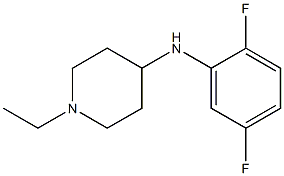 N-(2,5-difluorophenyl)-1-ethylpiperidin-4-amine Struktur