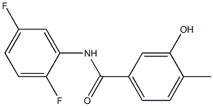 N-(2,5-difluorophenyl)-3-hydroxy-4-methylbenzamide Structure