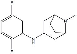 N-(2,5-difluorophenyl)-8-methyl-8-azabicyclo[3.2.1]octan-3-amine Structure