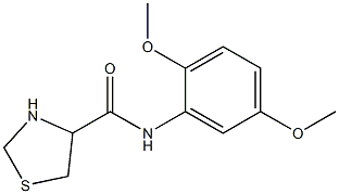 N-(2,5-dimethoxyphenyl)-1,3-thiazolidine-4-carboxamide