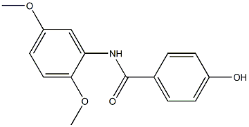 N-(2,5-dimethoxyphenyl)-4-hydroxybenzamide Structure