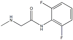 N-(2,6-difluorophenyl)-2-(methylamino)acetamide Struktur