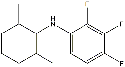 N-(2,6-dimethylcyclohexyl)-2,3,4-trifluoroaniline Struktur