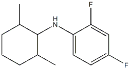 N-(2,6-dimethylcyclohexyl)-2,4-difluoroaniline Structure