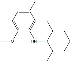 N-(2,6-dimethylcyclohexyl)-2-methoxy-5-methylaniline Structure