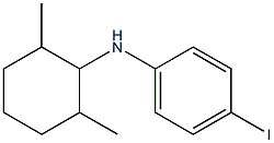 N-(2,6-dimethylcyclohexyl)-4-iodoaniline,,结构式