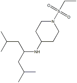 N-(2,6-dimethylheptan-4-yl)-1-(ethanesulfonyl)piperidin-4-amine|