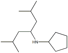 N-(2,6-dimethylheptan-4-yl)cyclopentanamine