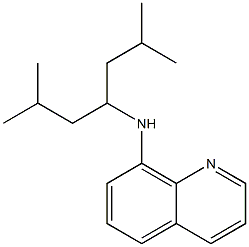 N-(2,6-dimethylheptan-4-yl)quinolin-8-amine Structure
