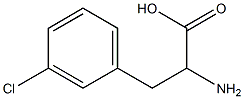 3-chloro-DL-phenylalanine Structure