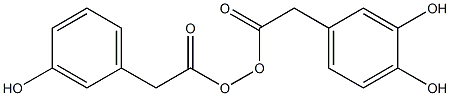 3,4-DIHYDROXYPHENYLACETIC ACID 3,4-dihydroxyphenylacetic acid standard 化学構造式