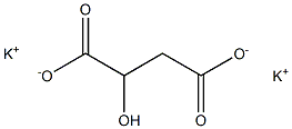 Potassium malate Structure