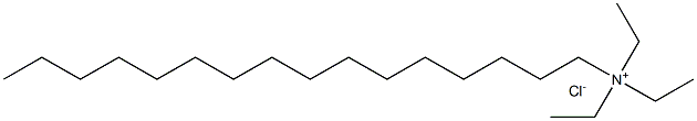 十六烷基三乙基氯化铵, , 结构式