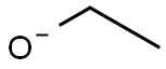 Ethanolate,,结构式