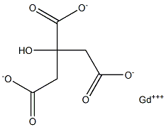 Gadolinium(III) citrate,,结构式
