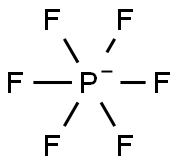 hexafluorophosphate ion 结构式