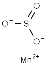 Manganese(II) sulfite,,结构式