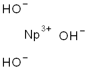 Neptunium(III) hydroxide 化学構造式