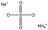 Sodium ammonium sulfate Struktur