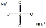 Sodium ammonium sulfate,,结构式