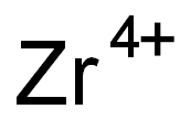 Zirconium(IV) ion,,结构式