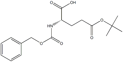 Benzyloxycarbonyl-L-glutamic acid-5-tert-butyl ester Structure