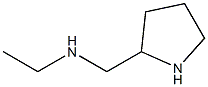 L-N-ethyl-2-aminomethylpyrrolidine 化学構造式