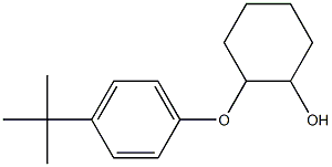 2-对叔丁基苯氧基环己醇, , 结构式