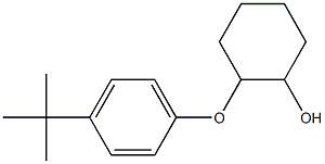 2-(p-tert-Butylphenoxy)cyclohexanol 化学構造式