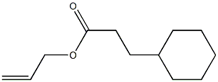 环己烷基丙酸烯丙酯, , 结构式
