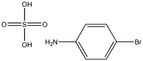 Para-bromoaniline sulfate 化学構造式