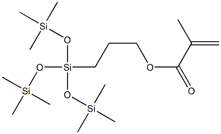 3-METHACRYLOXYPROPYLTRIS(TRIMETHYLSILOXY)SILANE98% Struktur