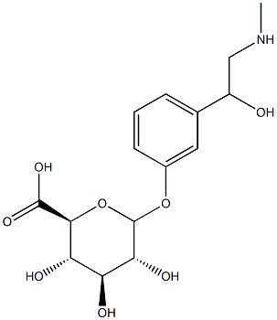 Phenylephrine-D-glucuronide Struktur