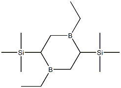  1,4-Diboracyclohexane, 1,4-diethyl-2,5-bis(trimethylsilyl)-