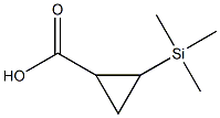 2-(Trimethylsilyl)cyclopropanecarboxylic acid 结构式